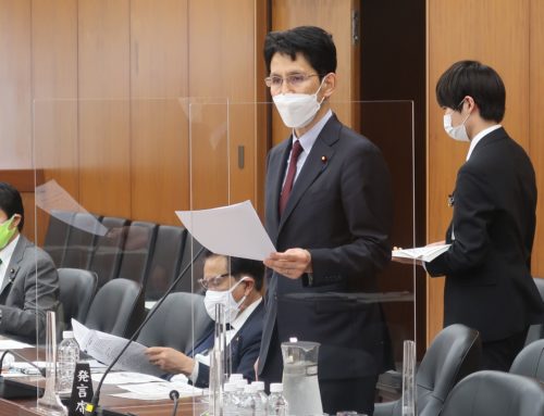 デジタル技術を生かす－法務委、災害特委で質疑